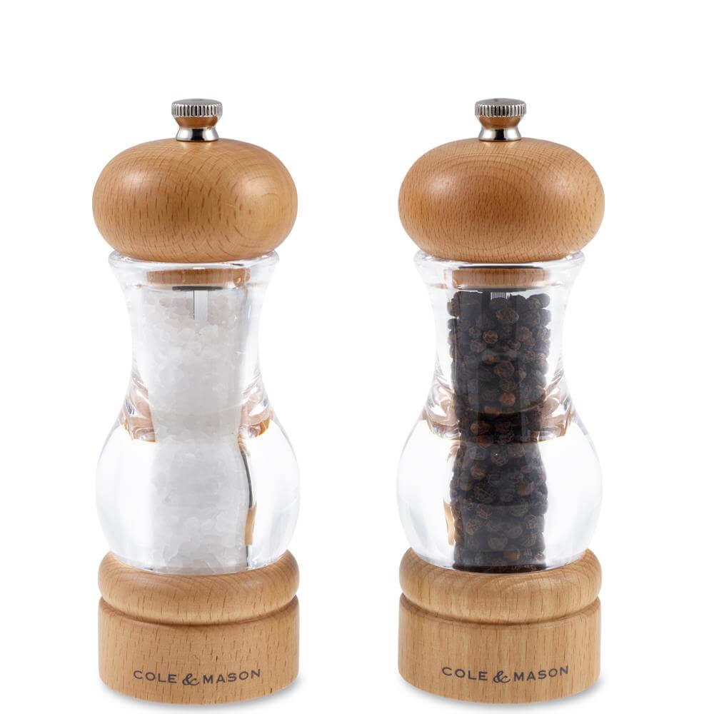 Cole & Mason 105 Beech Salt & Pepper Mill Set Jarrolds, Norwich